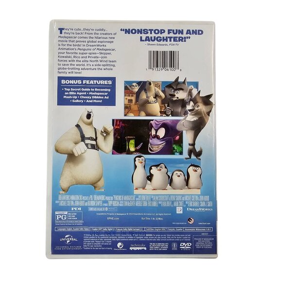 Ice Age Continental Drift Blu Ray Penguins Of Madagascar DVD Movie Bundle - Picture 9 of 11